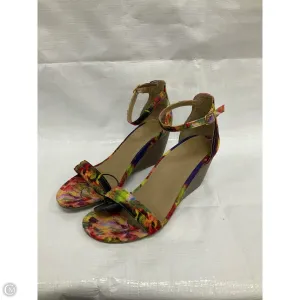 Sandals Heels Wedge By Kenneth Cole In Multi-colored, Size: 9.5
