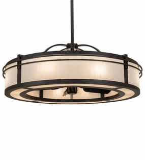 Sargent 12 Light Chandel-Air compact small fans for bedrooms