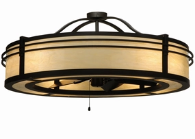 Sargent Eight Light Chandel-Air quiet small fans for desk or nightstand
