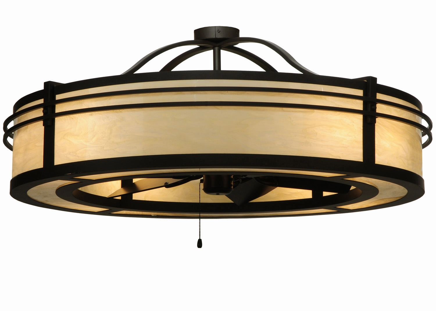 Sargent Eight Light Chandel-Air quiet small fans for desk or nightstand