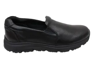 Scholl Orthaheel June Womens Comfortable Supportive Leather Shoes Scholl Orthaheel Shoes