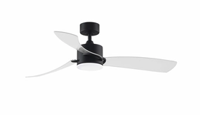 SculptAire 52"Ceiling Fan Black medium electric fans for multi-room use