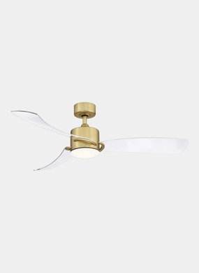 SculptAire 52"Ceiling Fan Brushed Satin Brass best electric fans for daily use