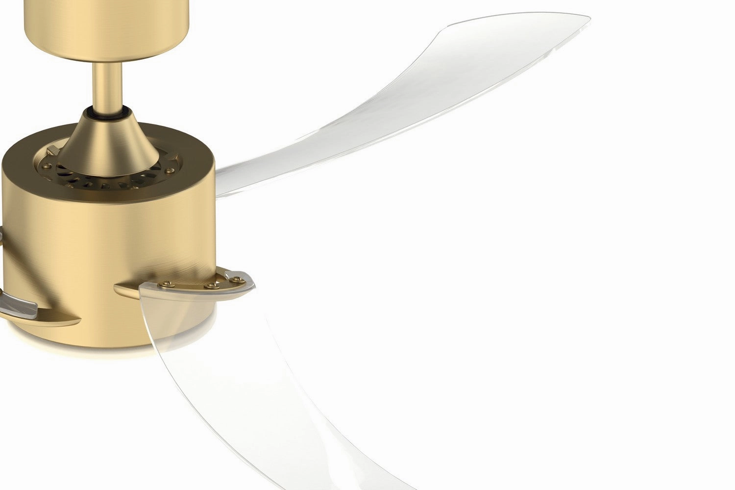 SculptAire 52"Ceiling Fan Brushed Satin Brass