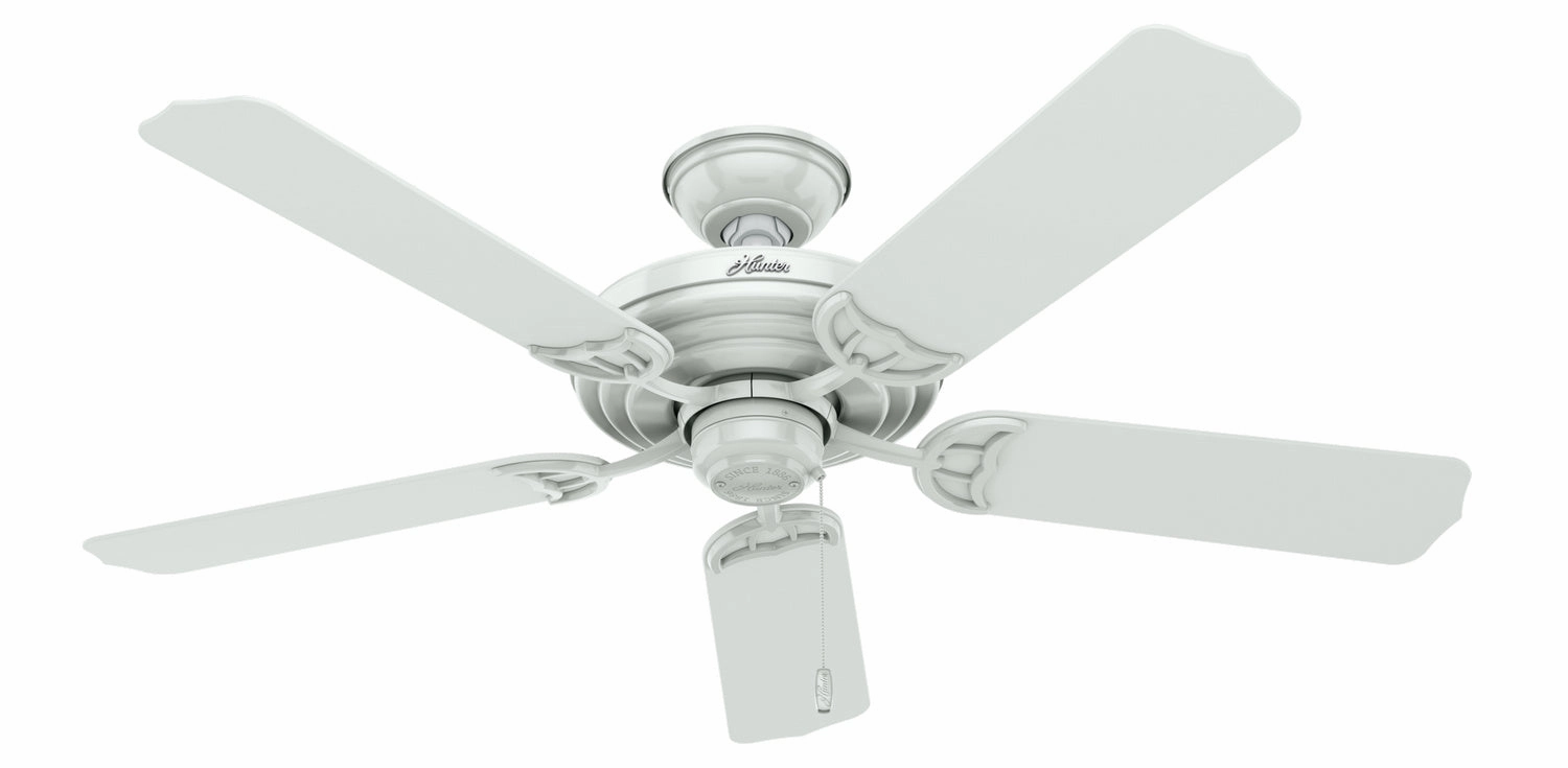 Sea Air 52"Ceiling Fan White weatherproof fans for outdoor environments