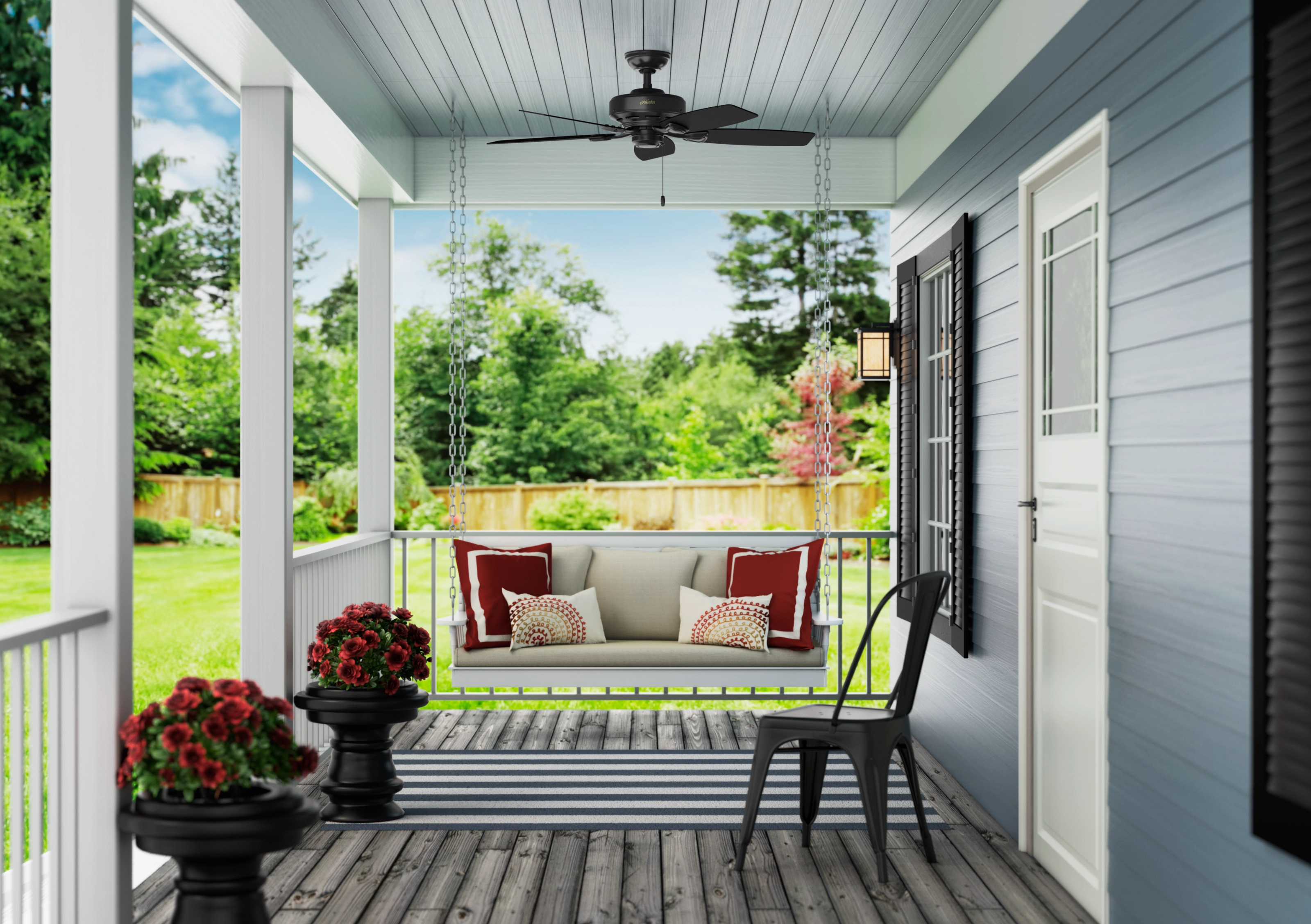 Sea Wind 48"Ceiling Fan Matte Black