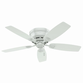 Sea Wind 48"Ceiling Fan White quiet small fans for desk or nightstand