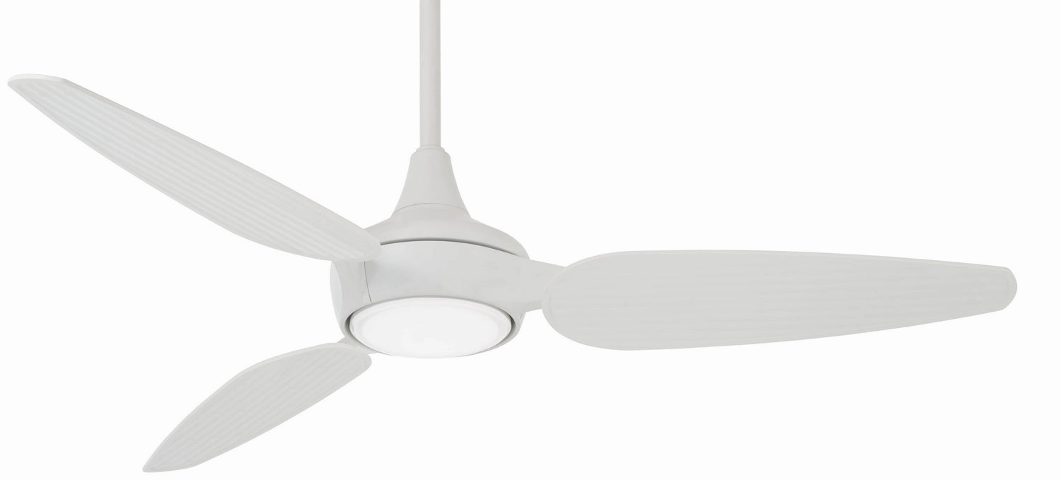 Seacrest Led 60"Ceiling Fan Flat White weatherproof fans for outdoor environments
