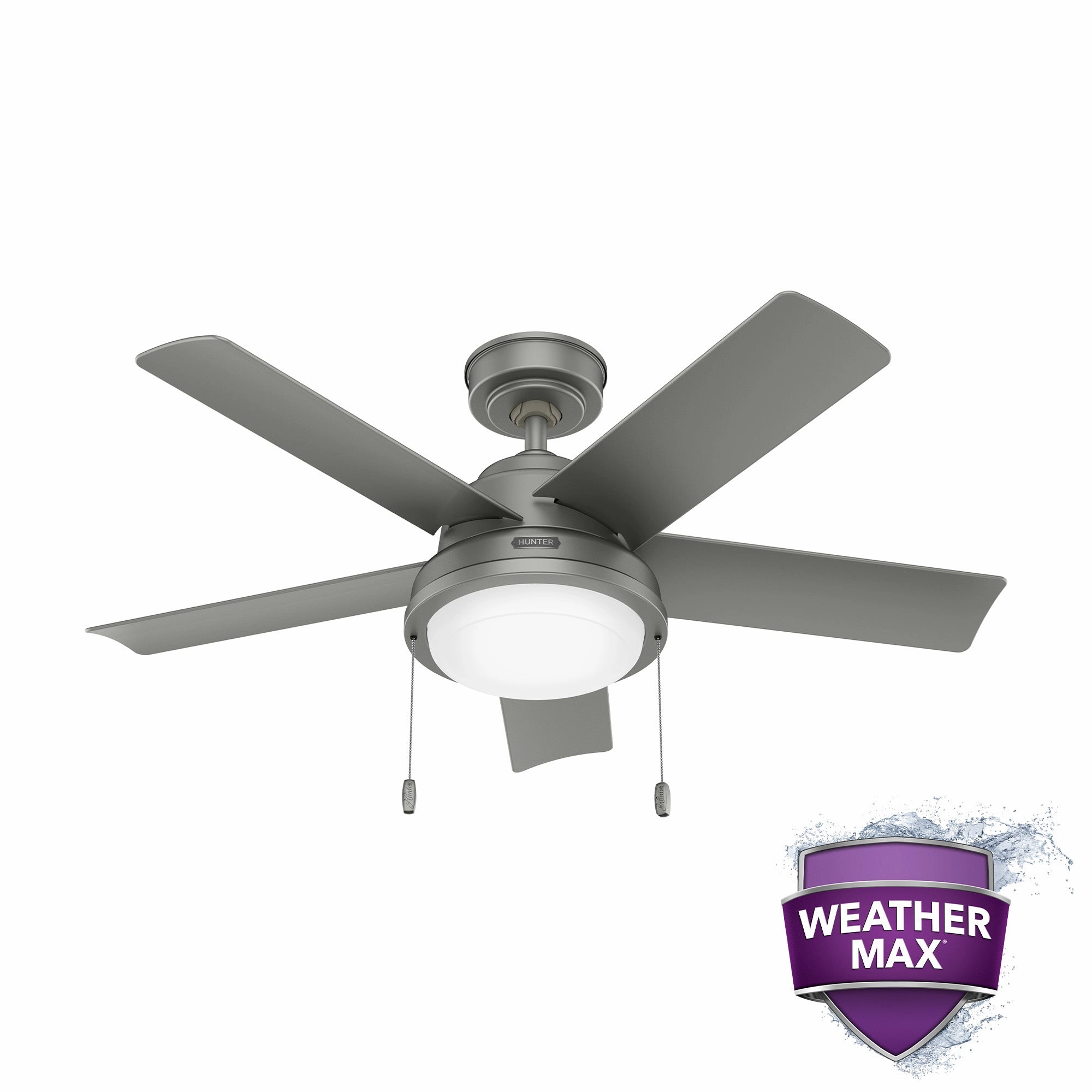 Seawall 44"Ceiling Fan Matte Silver