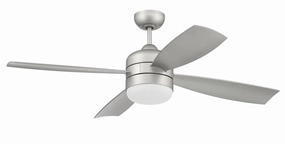 Sebastion 52" Ceiling Fan in Painted Nickel outdoor fans store with multiple collections