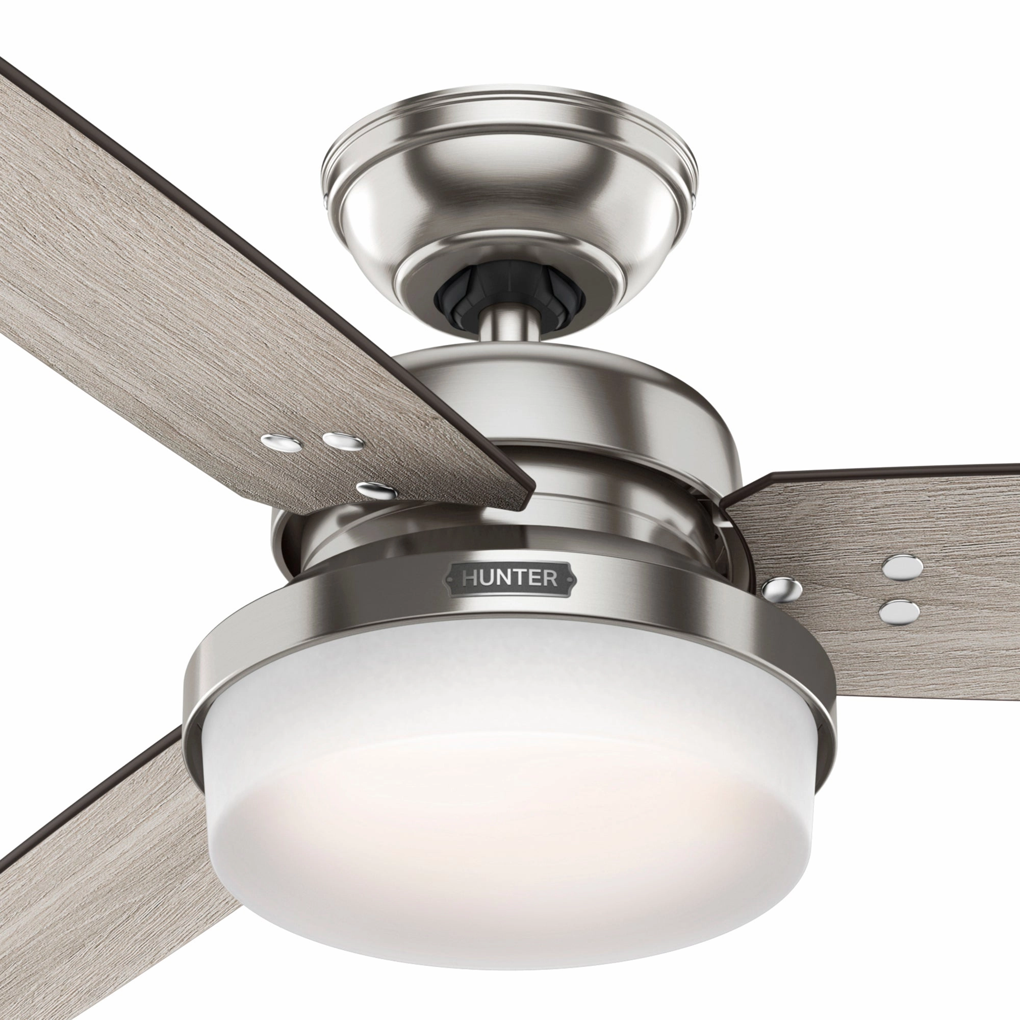 Sentinel 52"Ceiling Fan Brushed Nickel