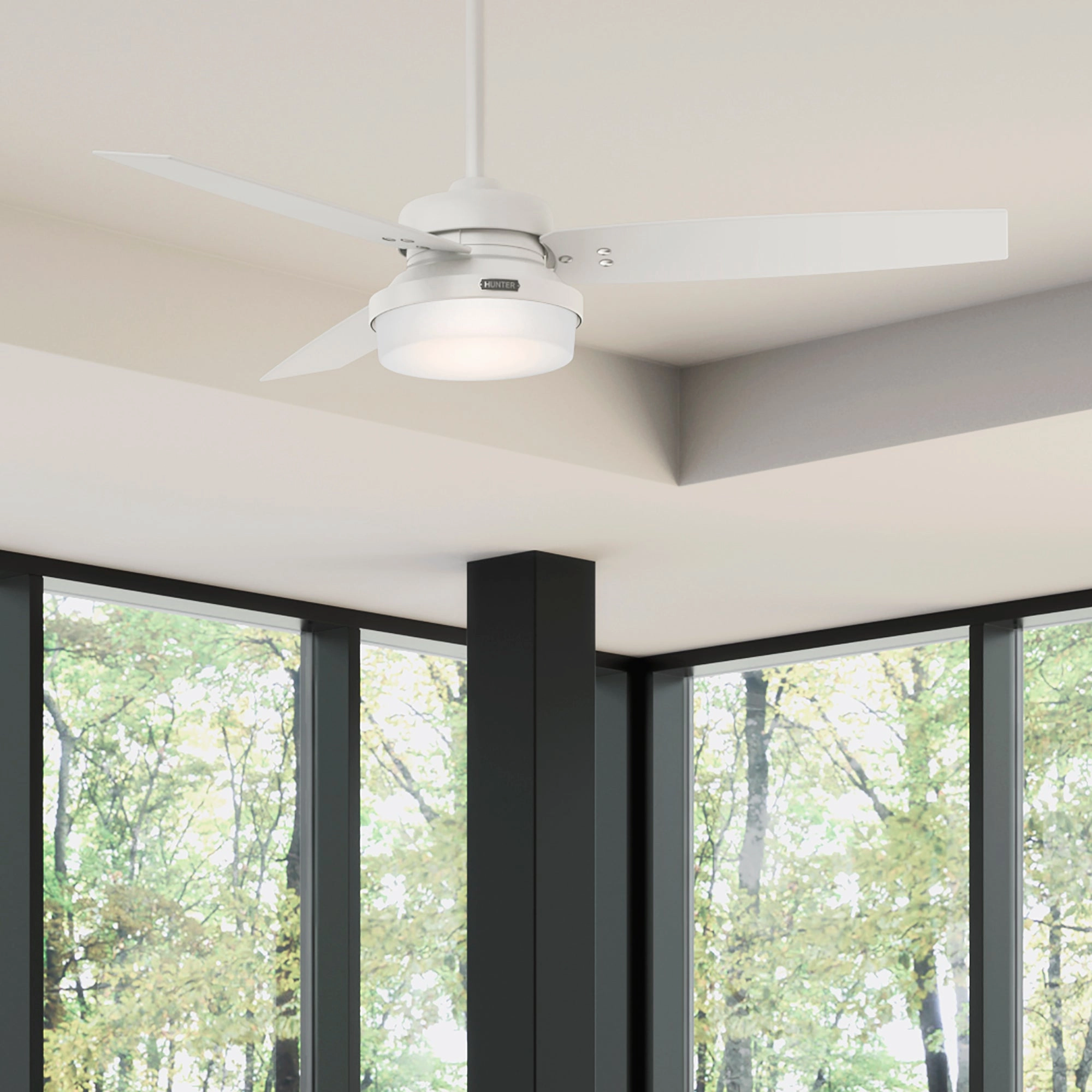 Sentinel 52"Ceiling Fan Fresh White