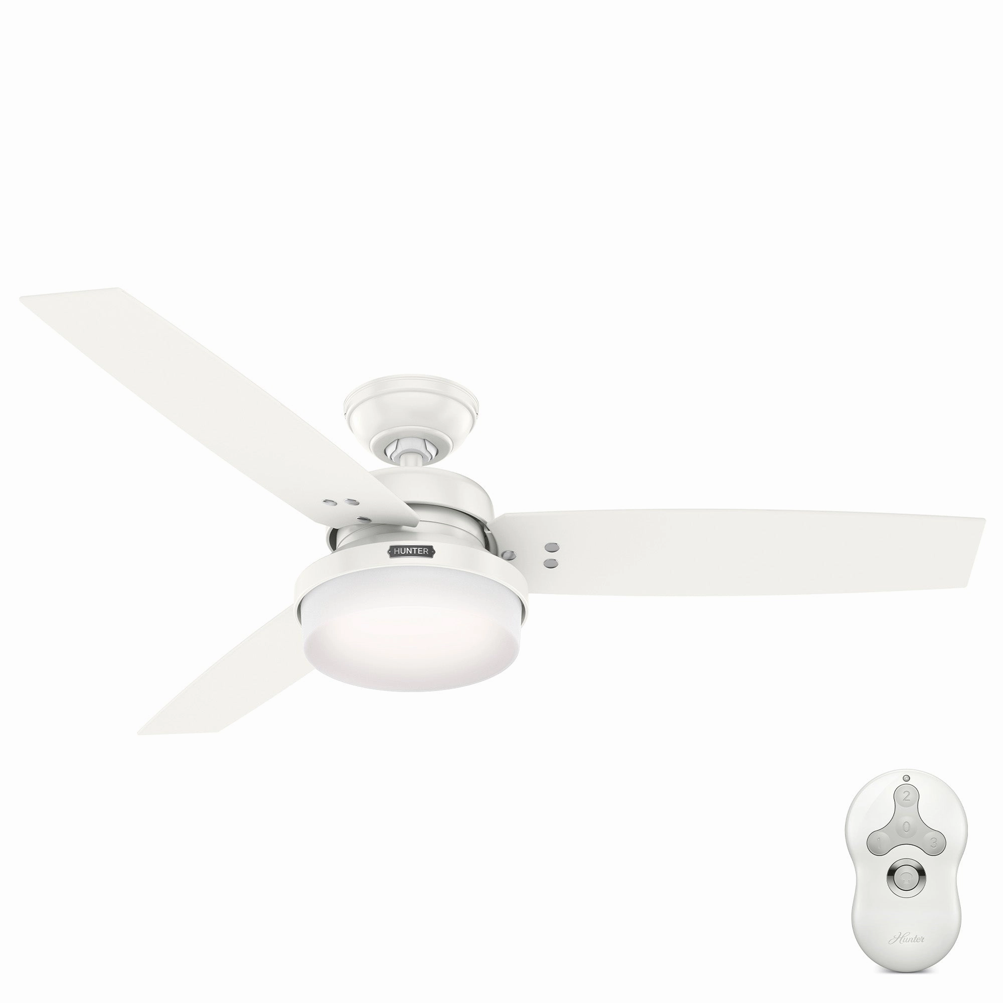 Sentinel 52"Ceiling Fan Fresh White