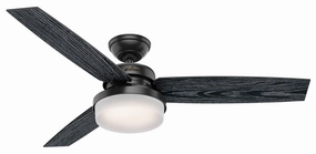 Sentinel 52"Ceiling Fan Matte Black portable medium fans with handle design