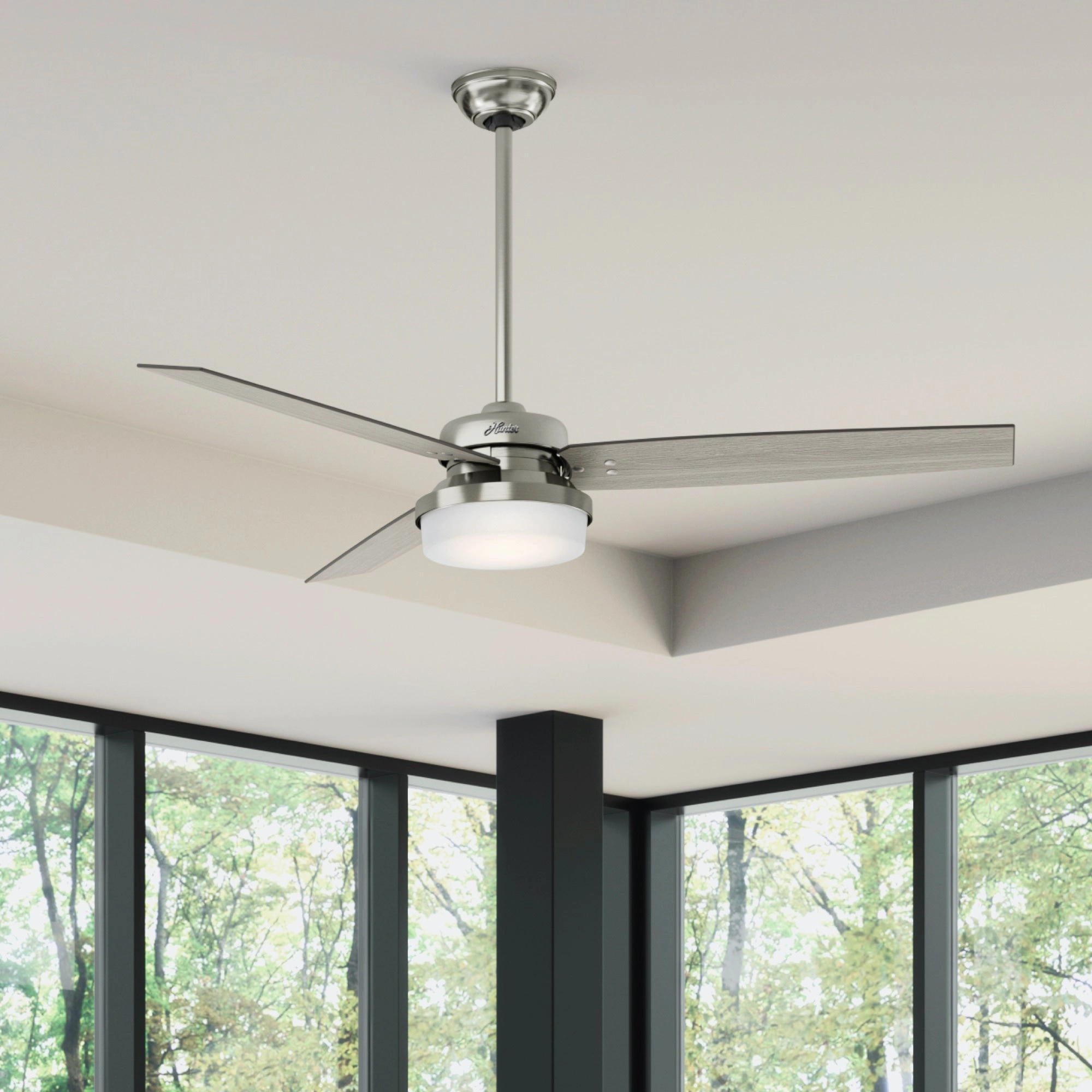 Sentinel 60"Ceiling Fan Brushed Nickel