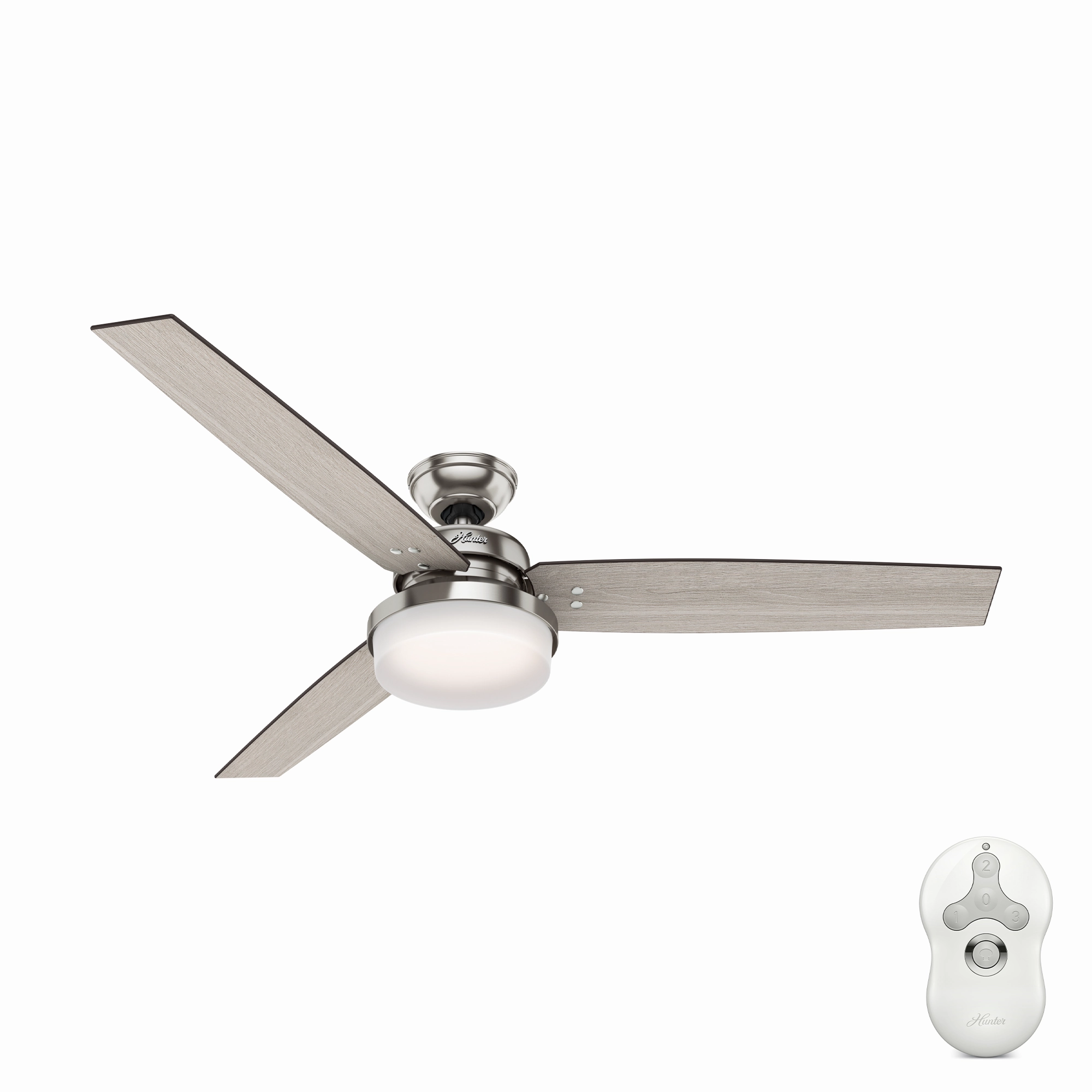 Sentinel 60"Ceiling Fan Brushed Nickel
