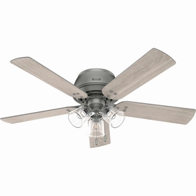 Shady Grove 52"Ceiling Fan Matte Silver best electric fans for daily use