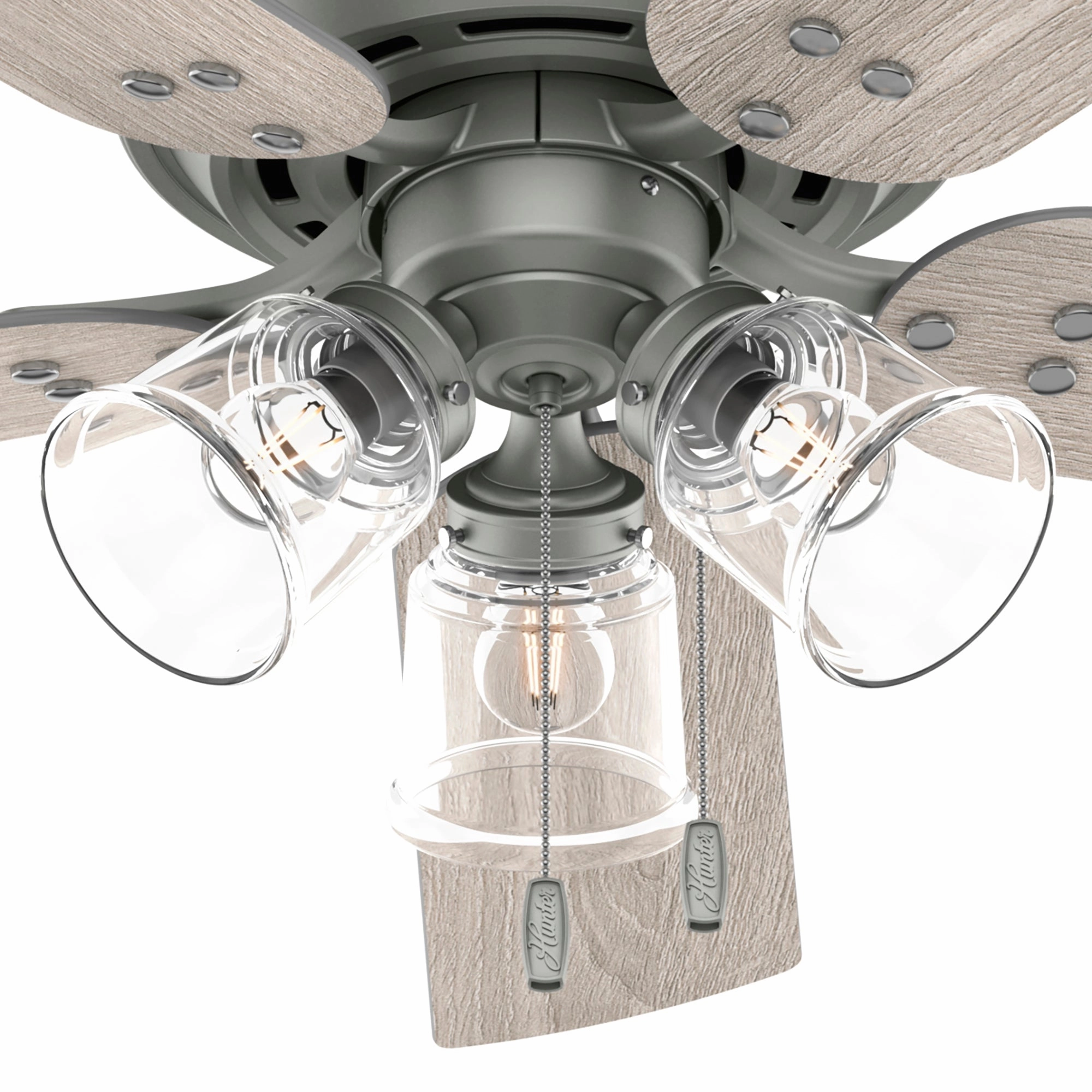 Shady Grove 52"Ceiling Fan Matte Silver