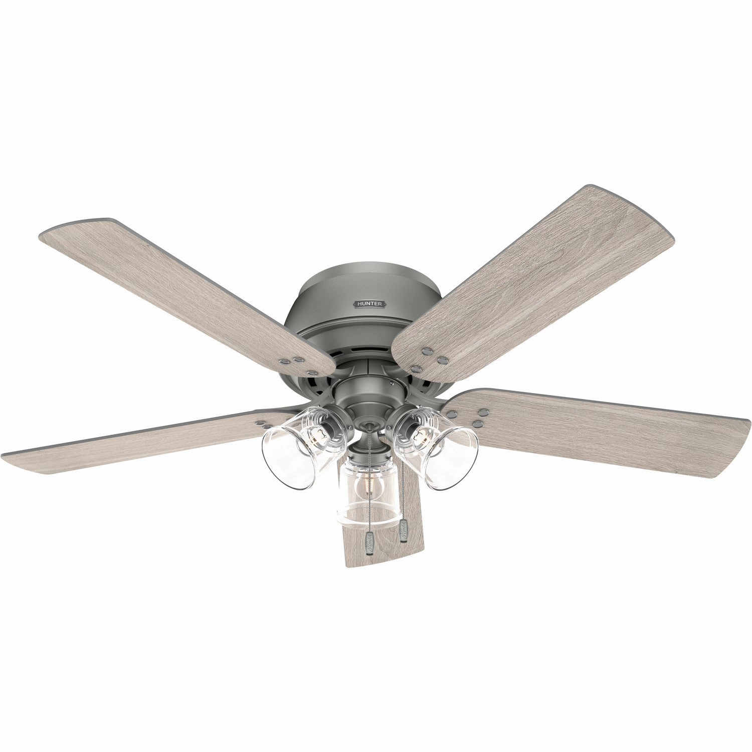 Shady Grove 52"Ceiling Fan Matte Silver best electric fans for daily use