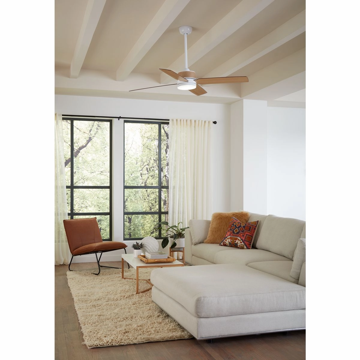 Shaffer Ii 56"Ceiling Fan Satin White