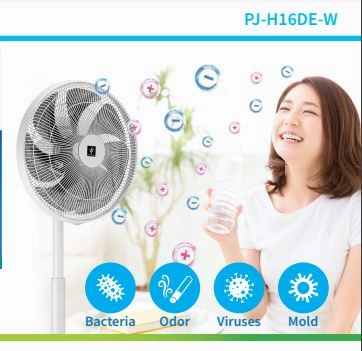 Sharp PJ-H16DE-W Plasmacluster Ion Electric Stand Fan