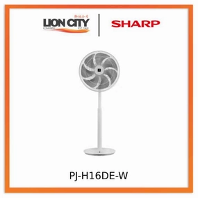 Sharp PJ-H16DE-W Plasmacluster Ion Electric Stand Fan standard all-purpose electric cooling fans