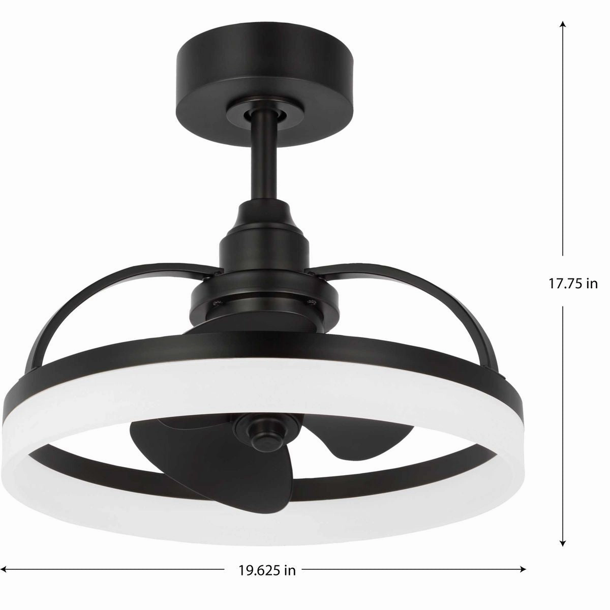Shear Ceiling Fan Matte Black
