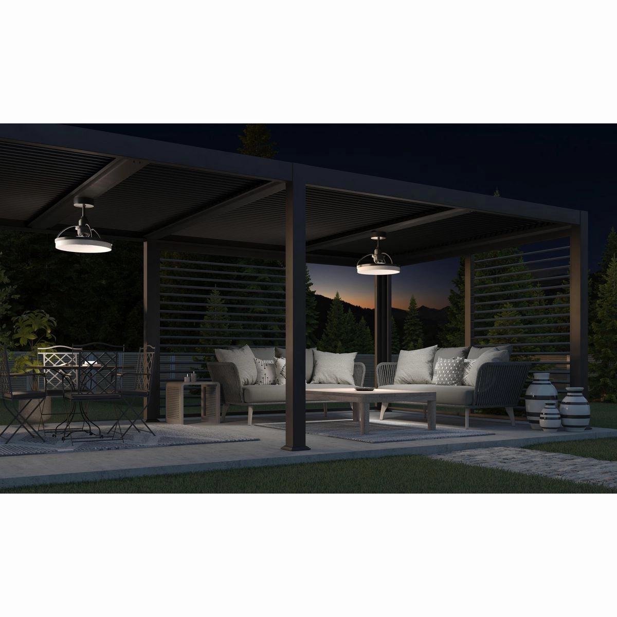 Shear Ceiling Fan Matte Black