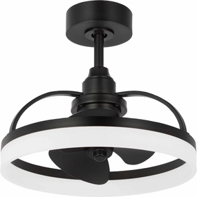 Shear Ceiling Fan Matte Black best small fans for home and travel