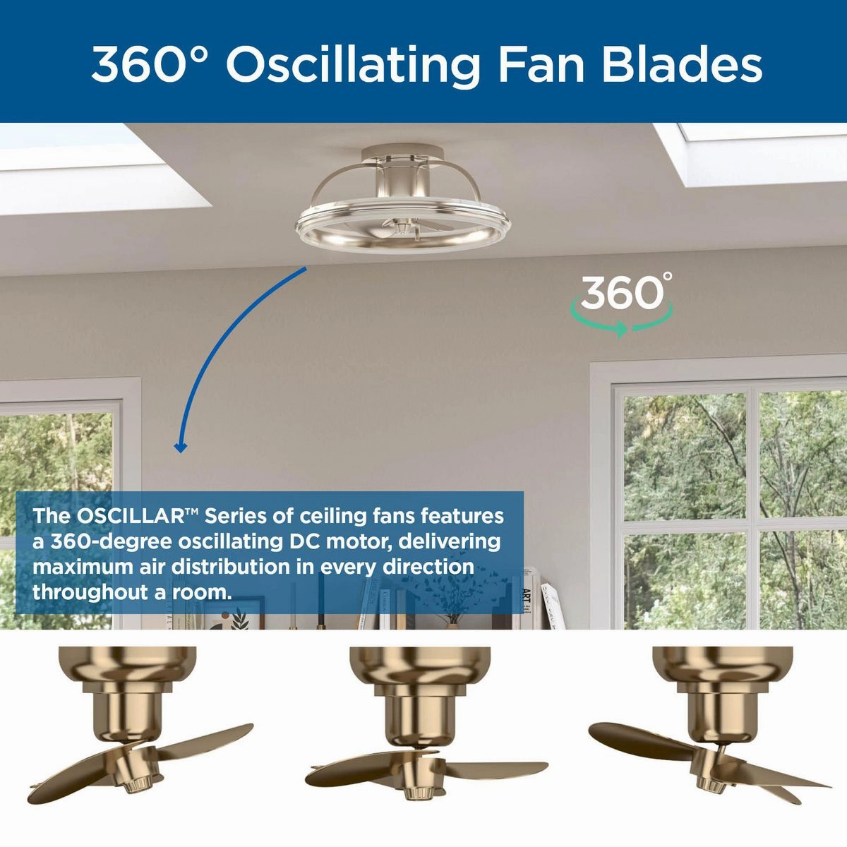 Shear Ceiling Fan Matte Black