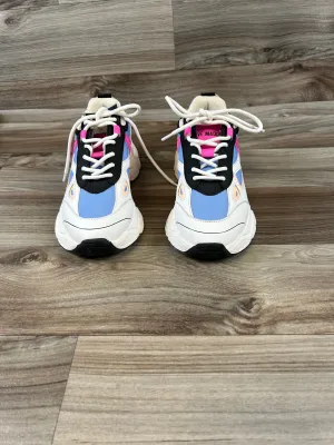 Shoes Athletic By Steve Madden In Blue & White, Size: 7.5 steve madden