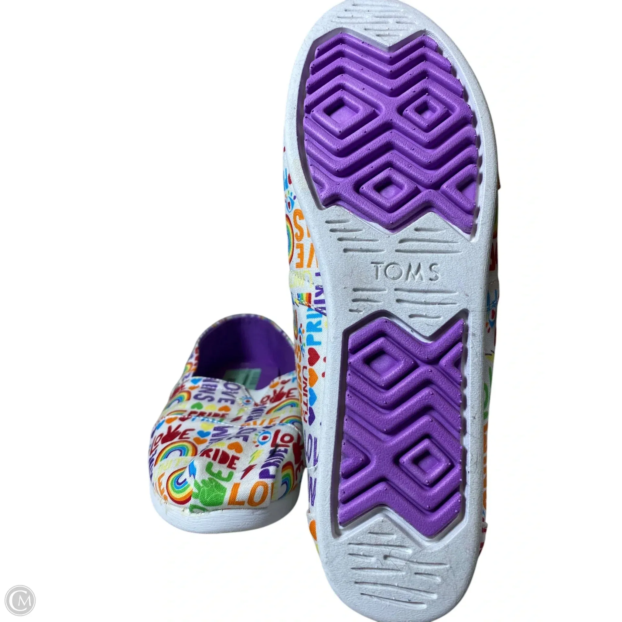 Shoes Athletic By Toms In Multi-colored, Size: 9 toms