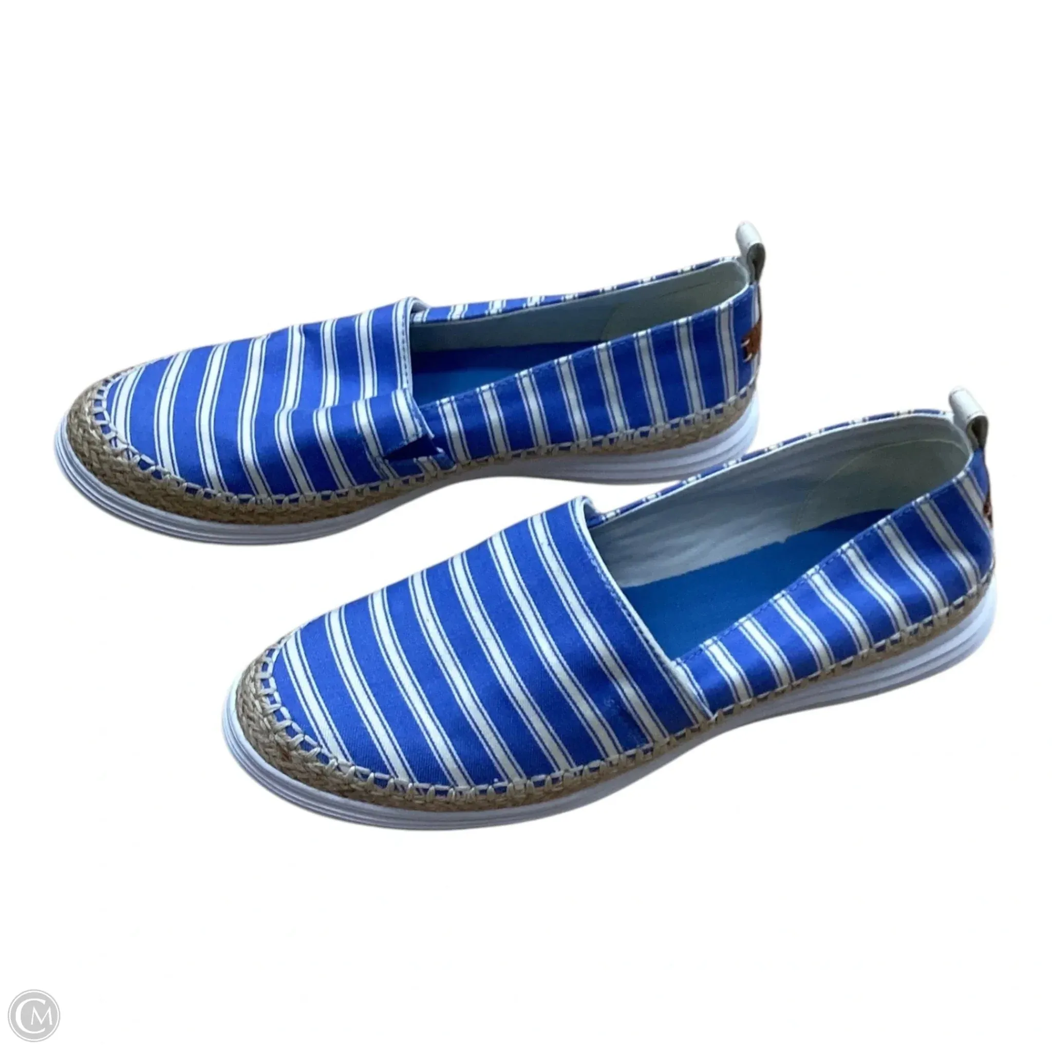 Shoes Flats By Cole-haan In Blue & White, Size: 10.5 cole haan