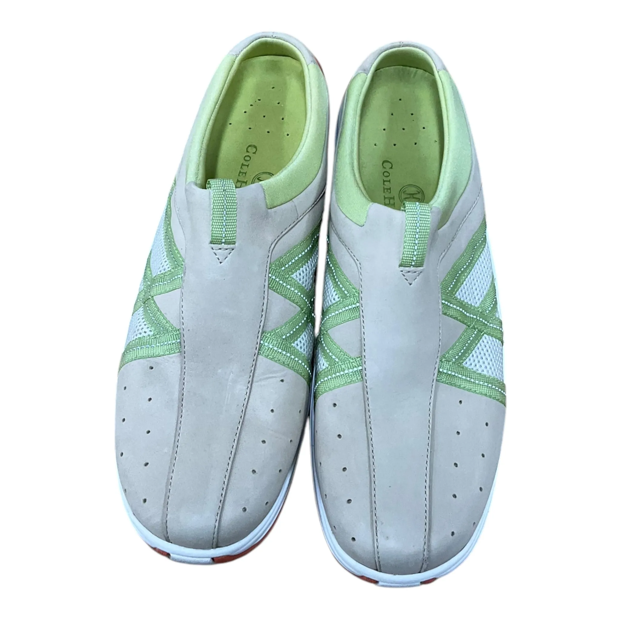 Shoes Flats By Cole-haan In Green & Tan, Size: 7.5 cole haan
