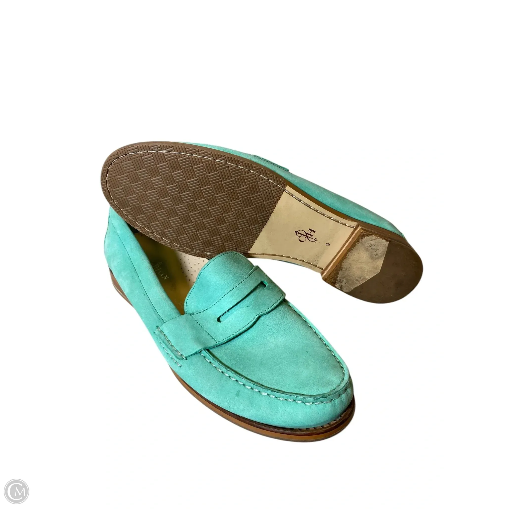 Shoes Flats By Cole-haan In Teal, Size: 9 cole haan
