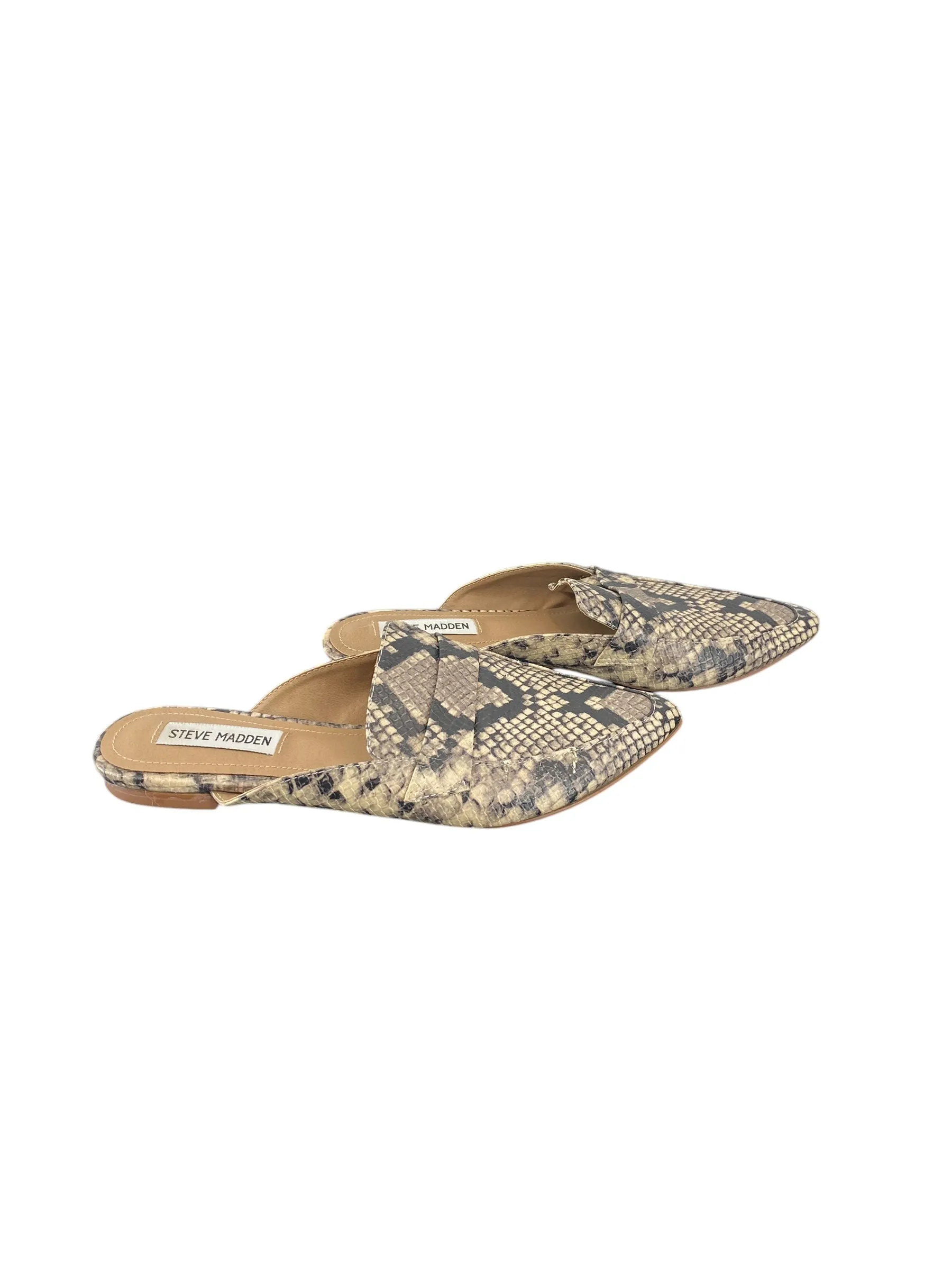 Shoes Flats By Steve Madden In Animal Print, Size: 7 steve madden