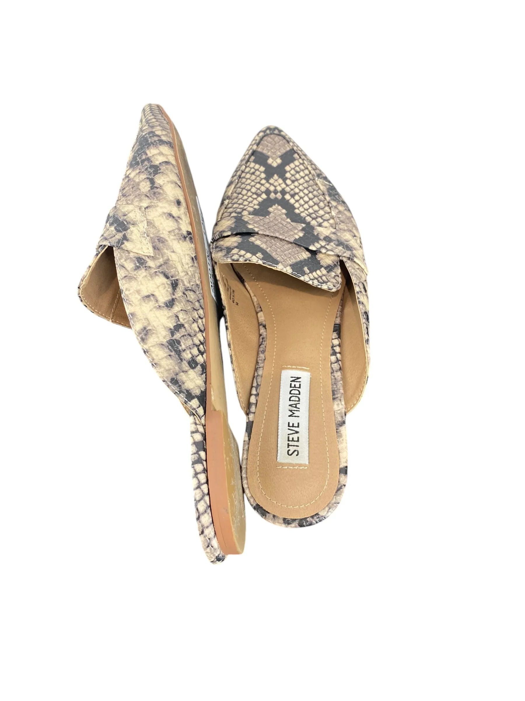 Shoes Flats By Steve Madden In Animal Print, Size: 7 steve madden