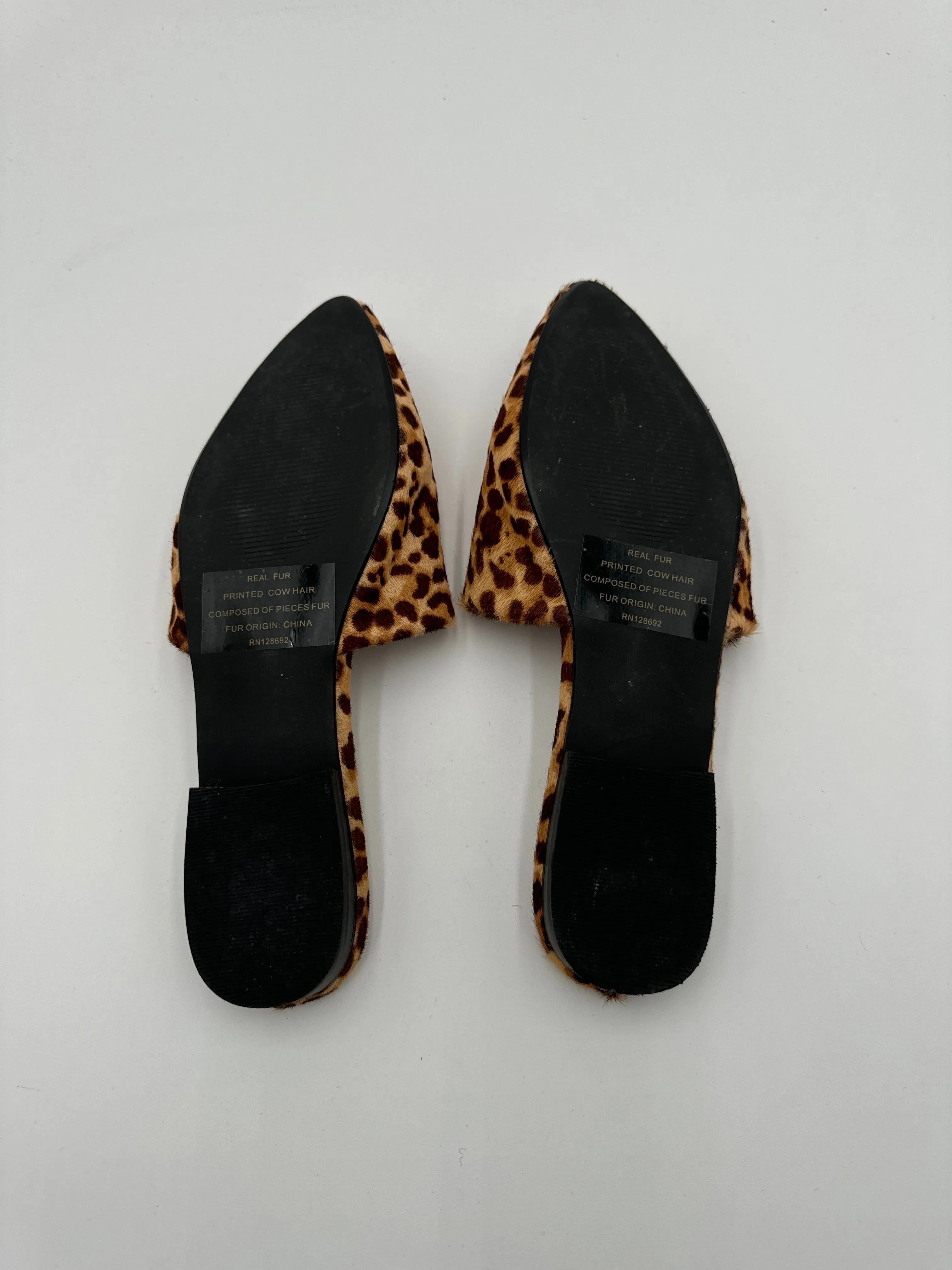 Shoes Flats By Steve Madden In Animal Print, Size: 9 steve madden