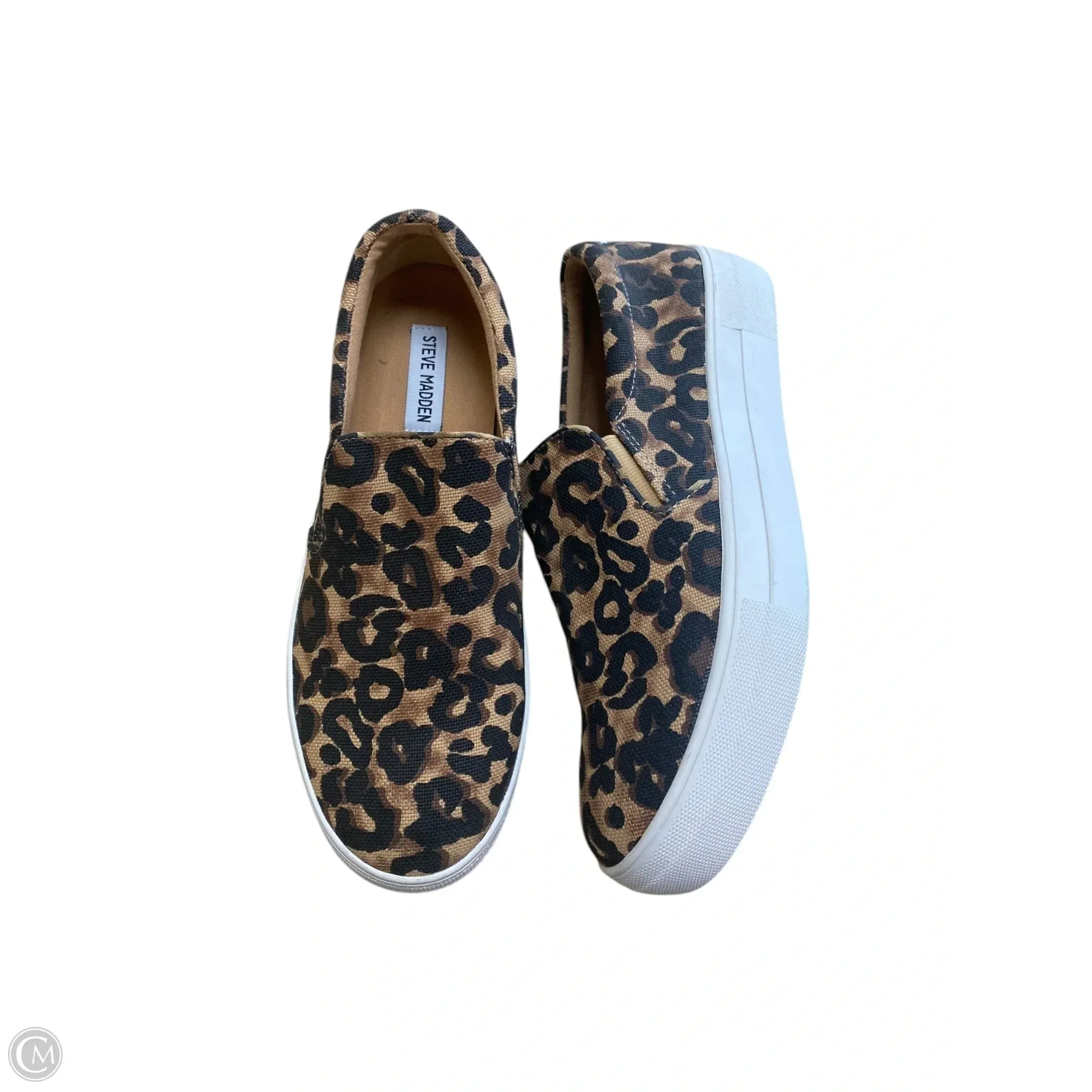 Shoes Flats By Steve Madden In Animal Print, Size: 9.5 steve madden