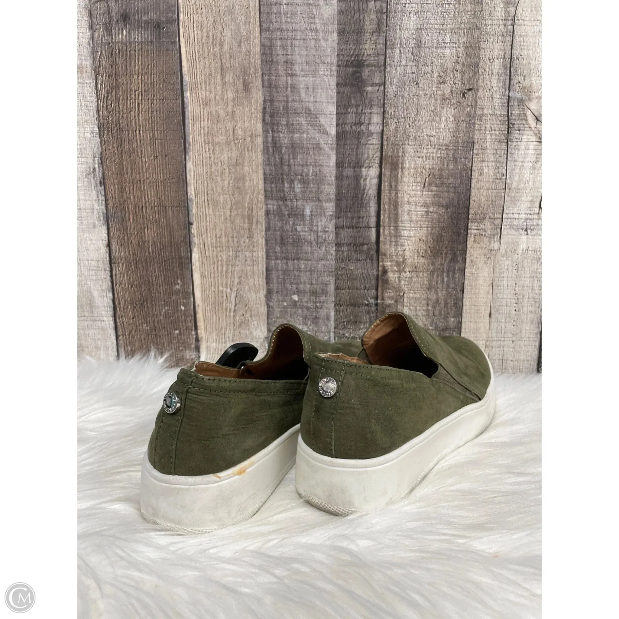 Shoes Flats By Steve Madden In Green, Size: 8.5 steve madden