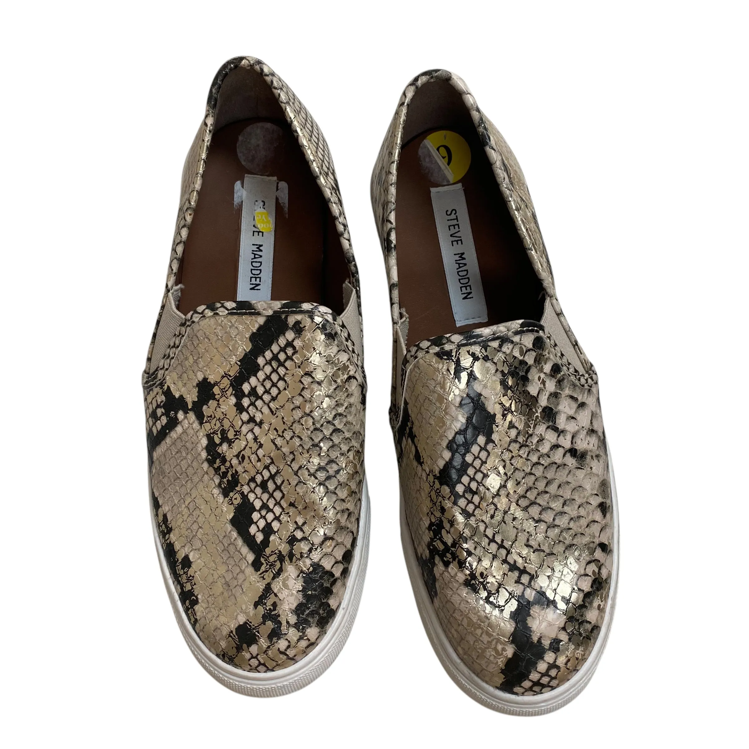 Shoes Flats By Steve Madden In Snakeskin Print, Size:9 steve madden