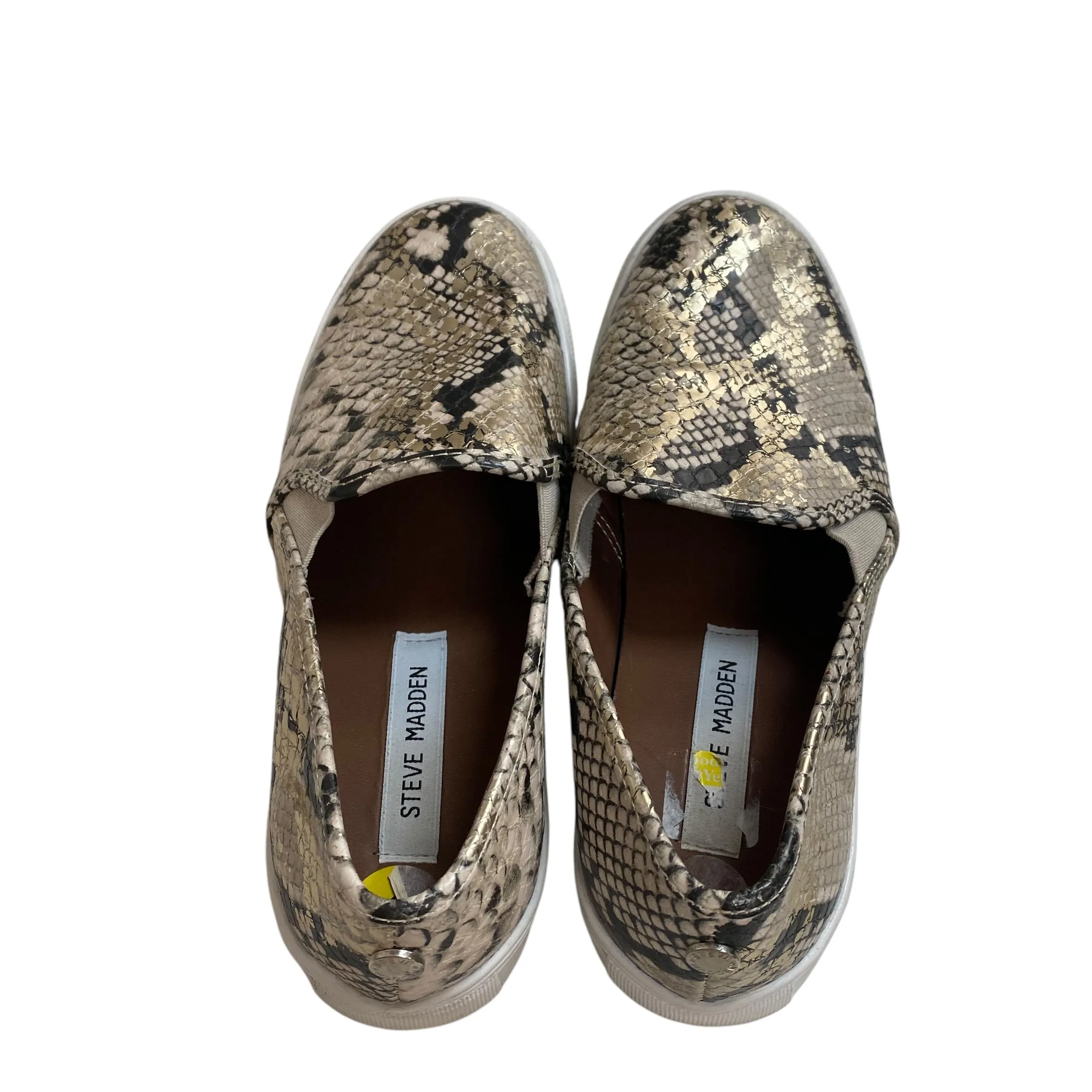 Shoes Flats By Steve Madden In Snakeskin Print, Size:9 steve madden