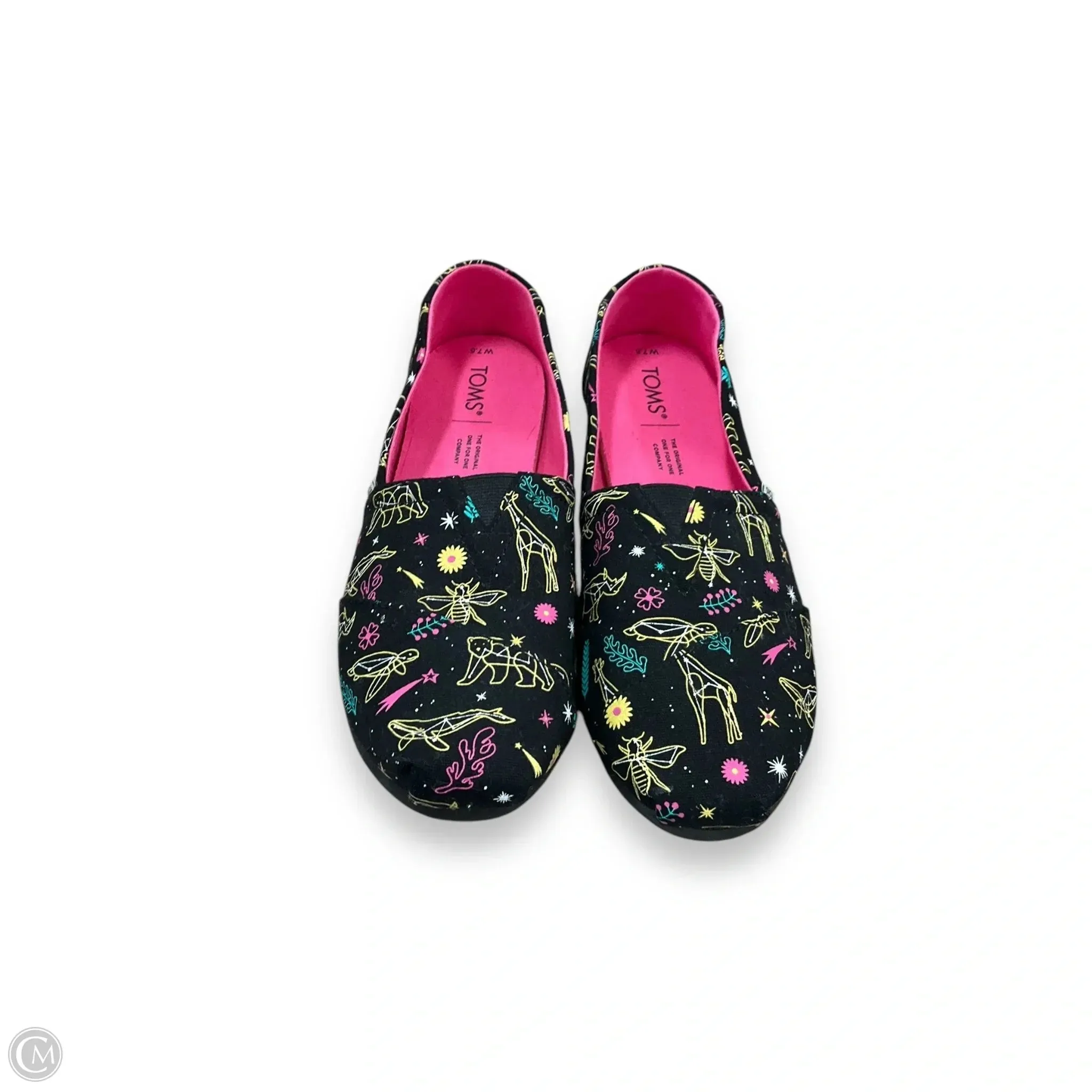 Shoes Flats By Toms In Animal Print, Size: 7.5 toms