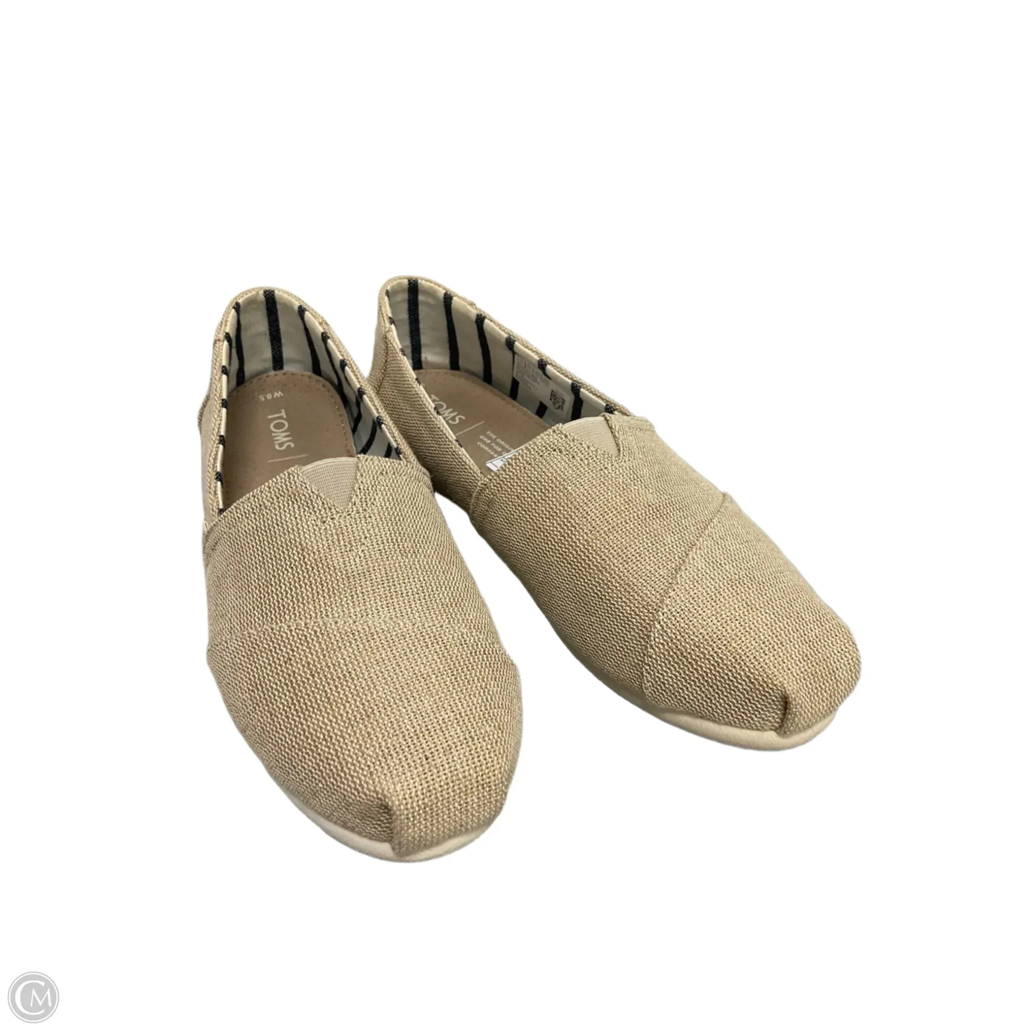 Shoes Flats By Toms In Beige, Size: 8.5 toms