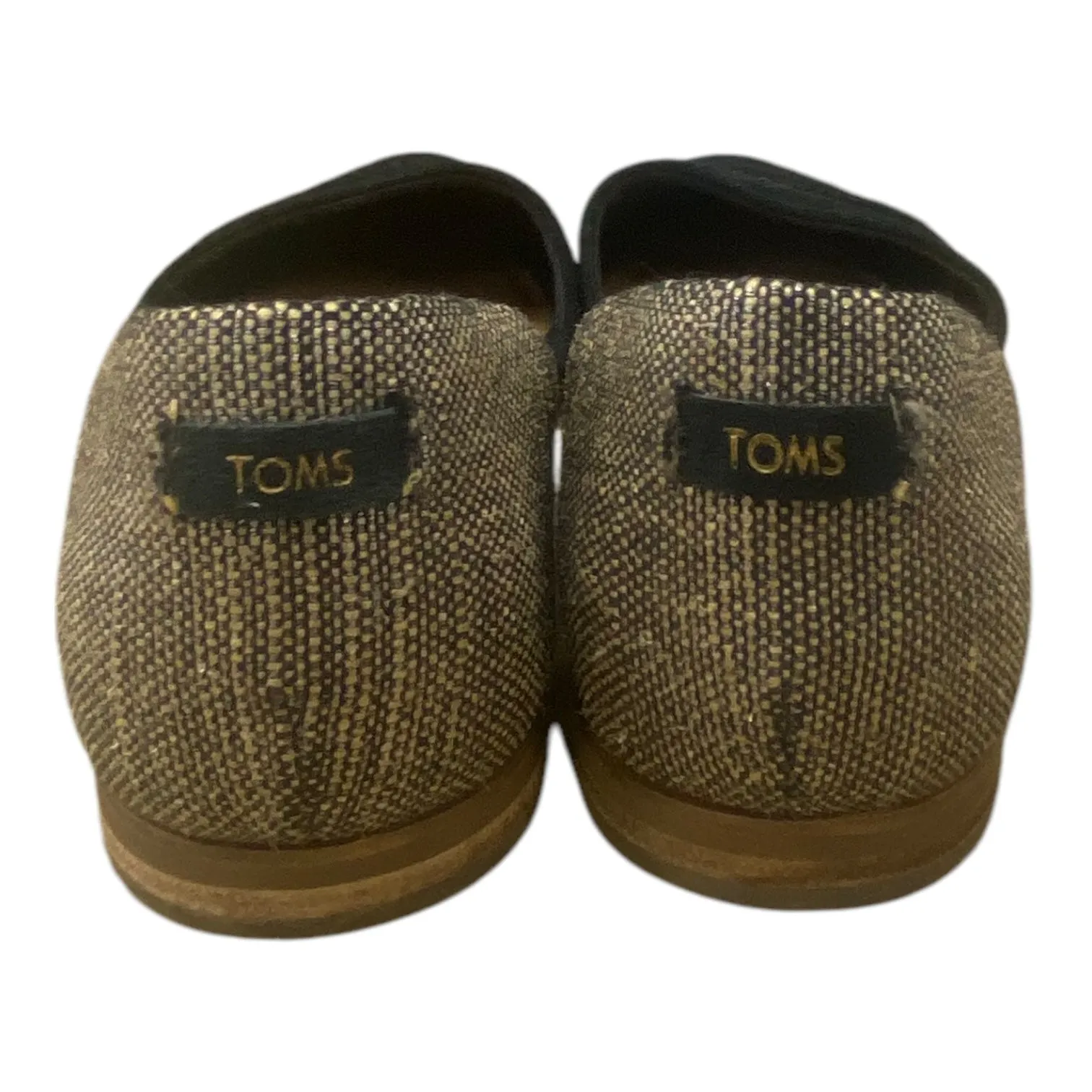 Shoes Flats By Toms In Black & Brown, Size: 7 toms