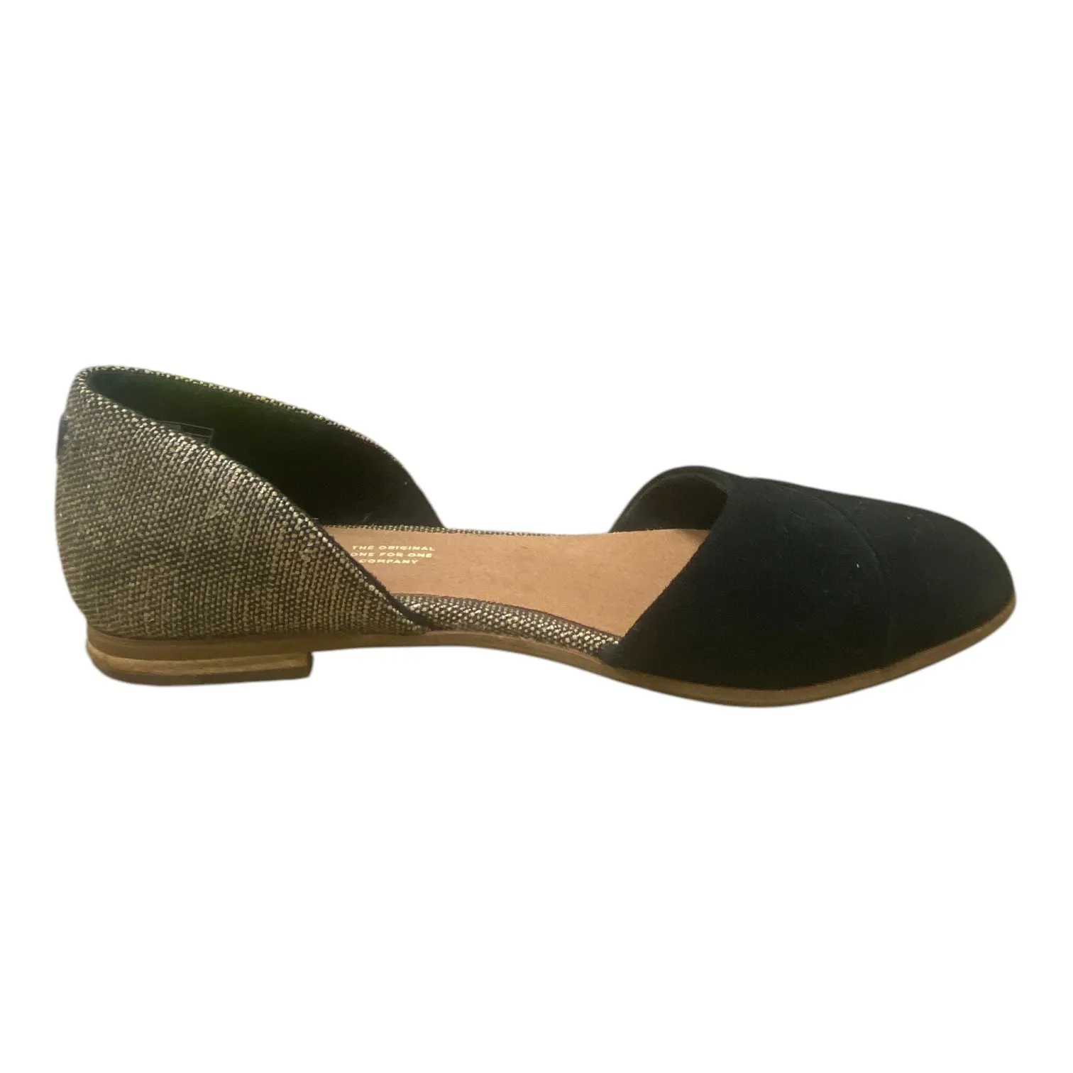 Shoes Flats By Toms In Black & Brown, Size: 7 toms