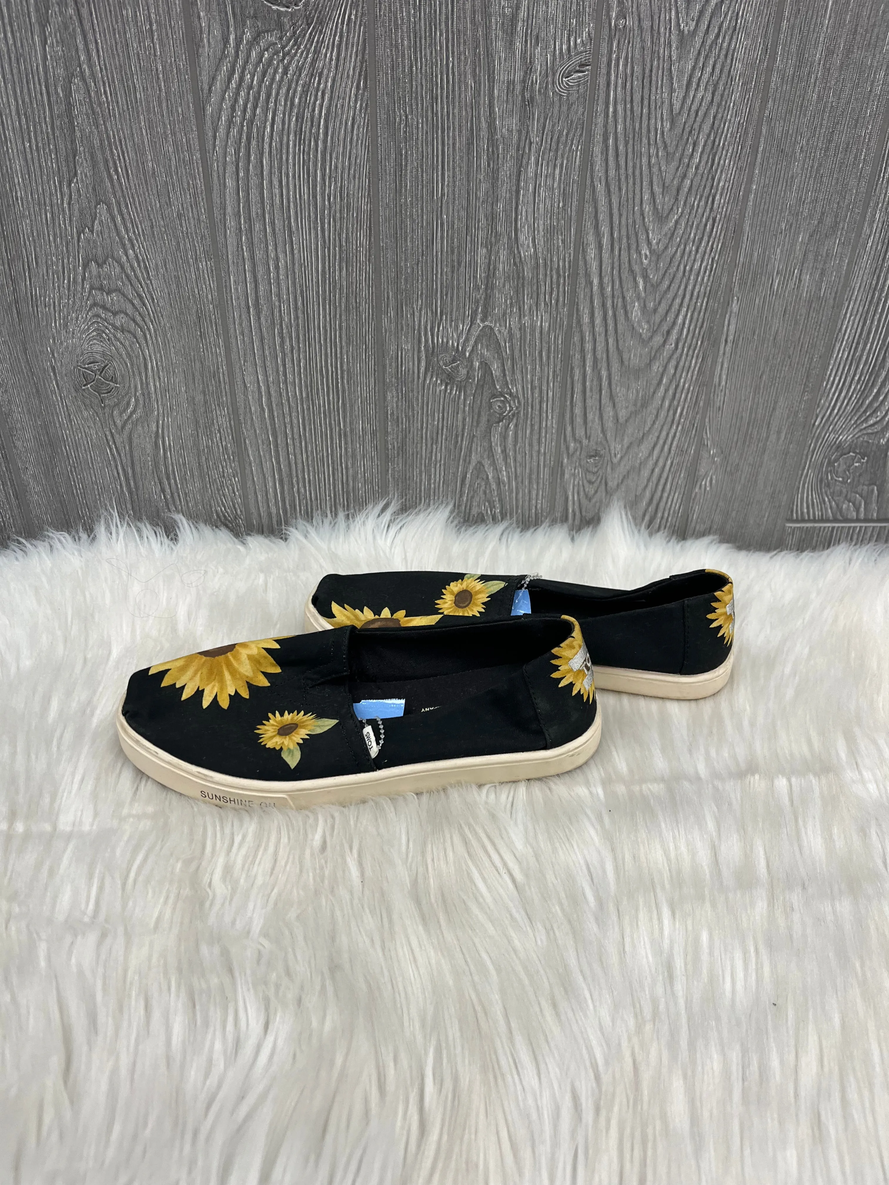 Shoes Flats By Toms In Black, Size: 6.5 toms
