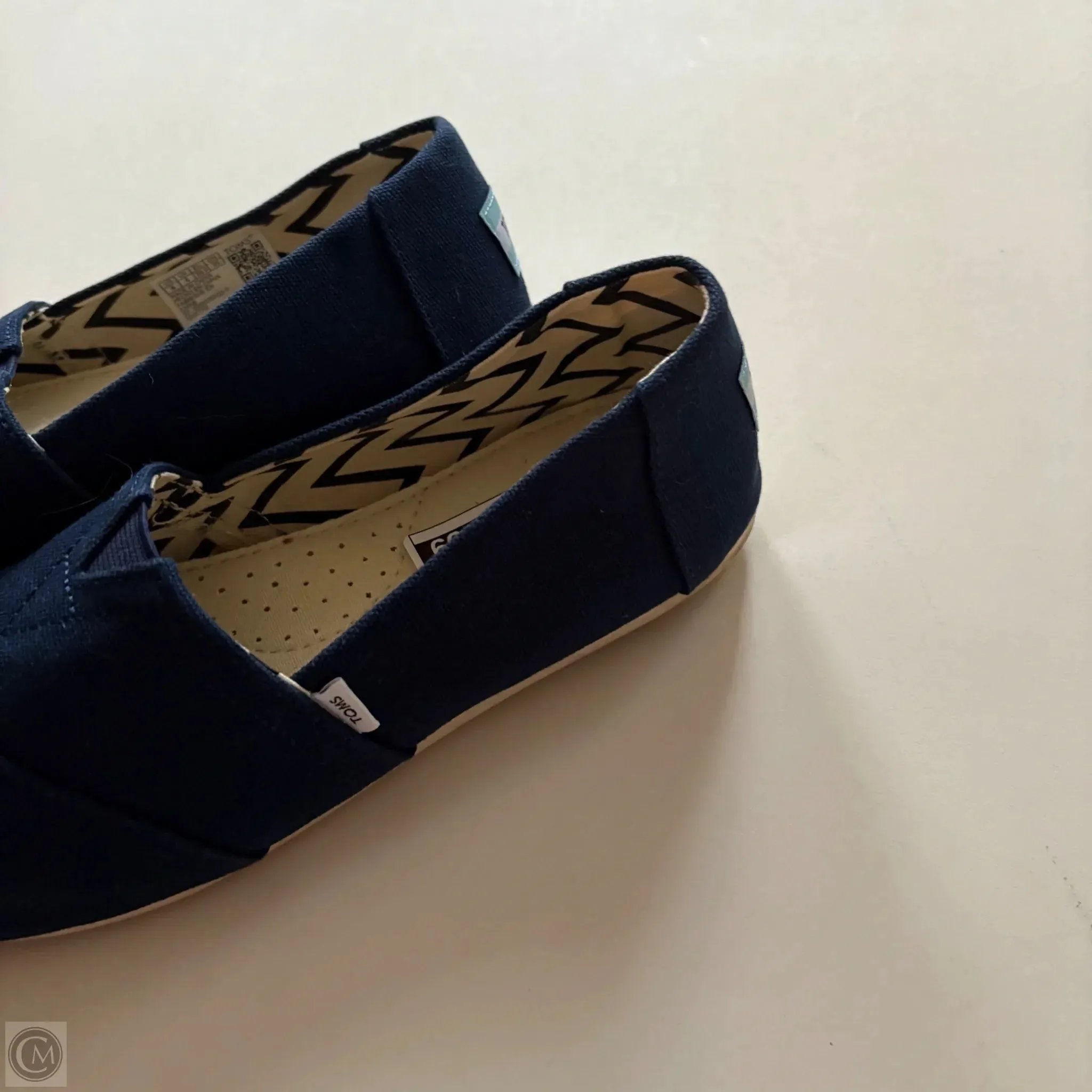 Shoes Flats By Toms In Blue, Size: 8