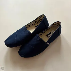 Shoes Flats By Toms In Blue, Size: 8