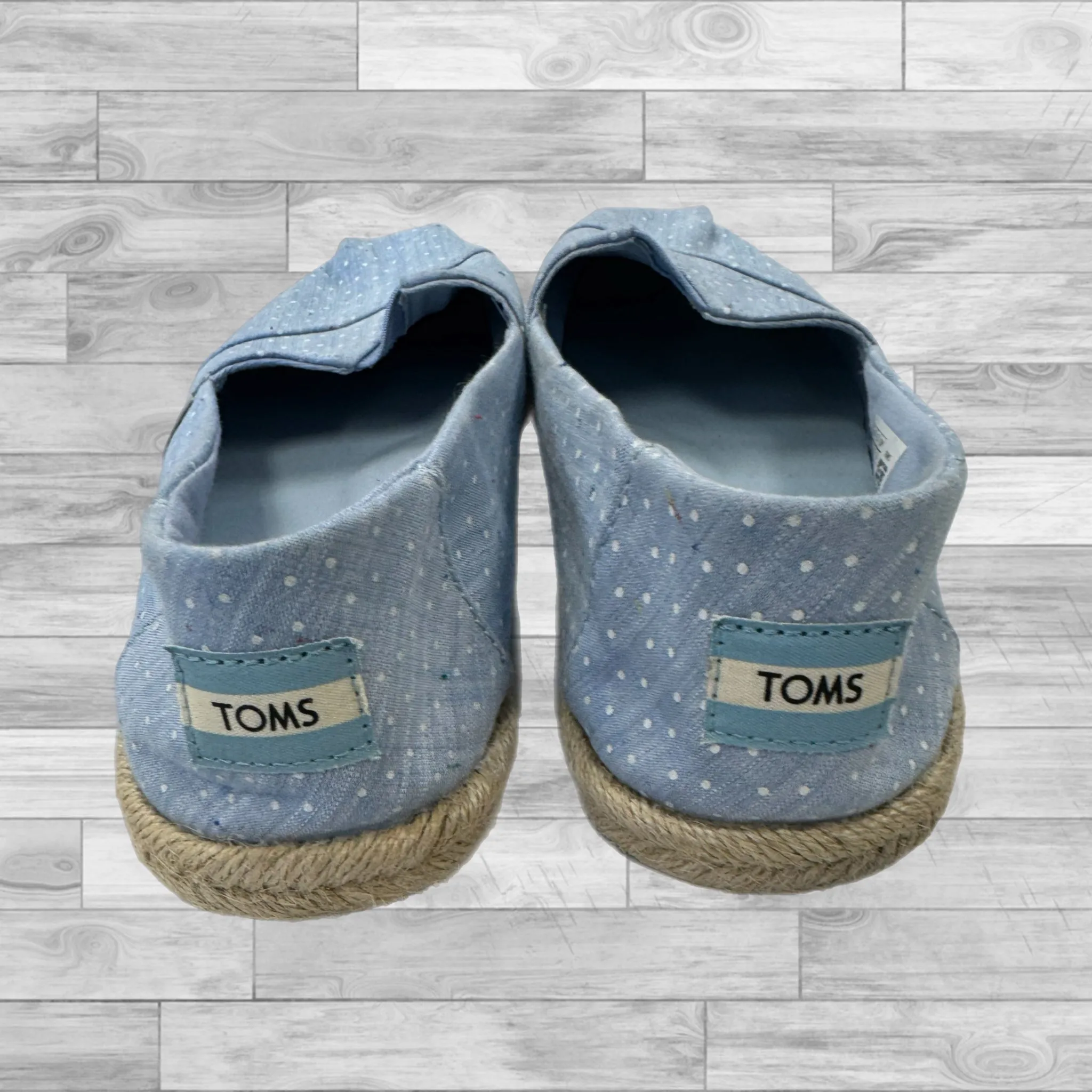 Shoes Flats By Toms In Blue, Size: 9 toms